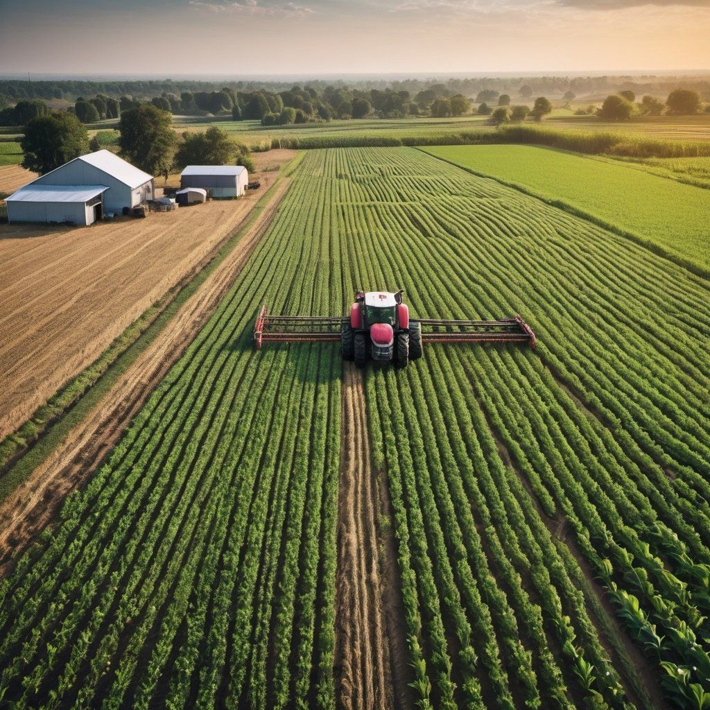 Farmer field view